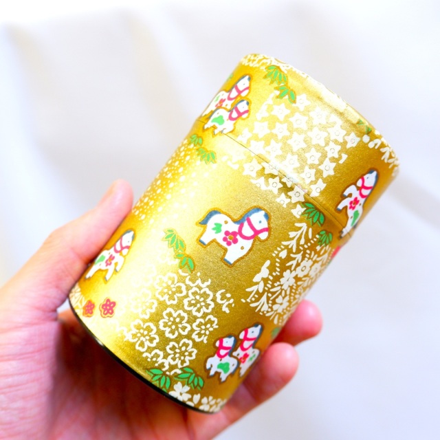 2026年干支デザイン 「午」 宇治茶ギフト 煎茶・深蒸し煎茶セット 80g