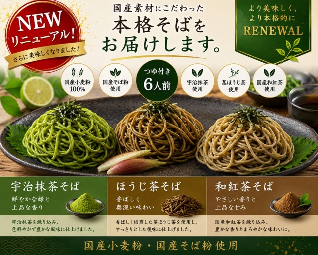 3種蕎麦